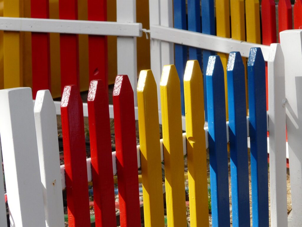 garden fence, paling, multicoloured-9362.jpg
