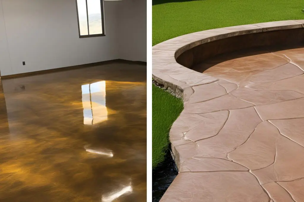 What’s the Difference Between Stamped and Stained Concrete?