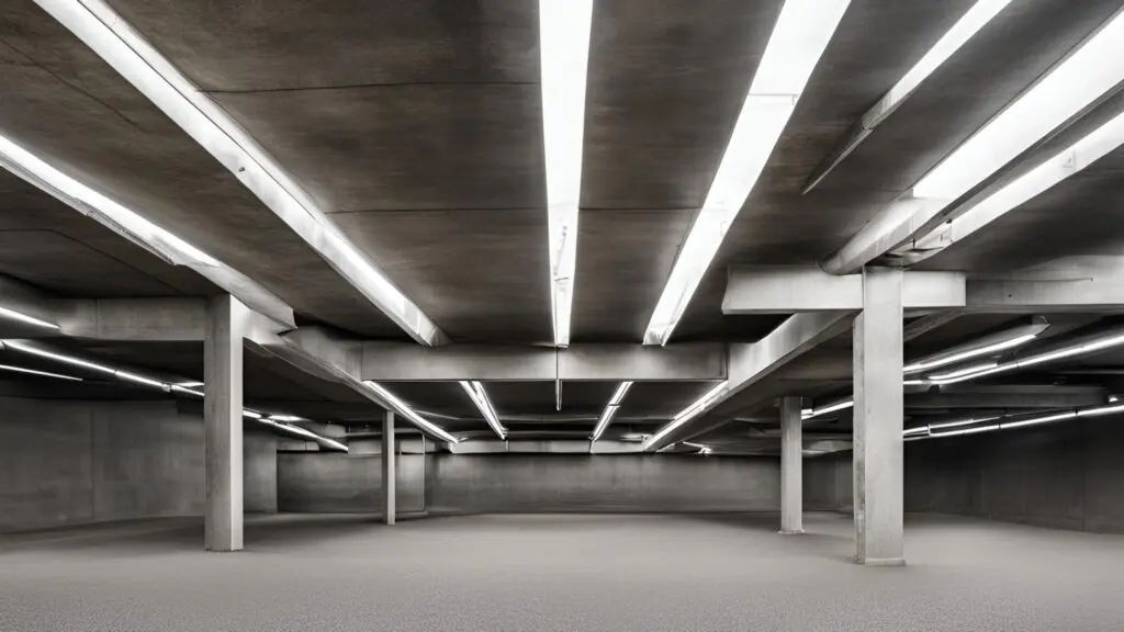 Concrete In A Car Park In Auckland