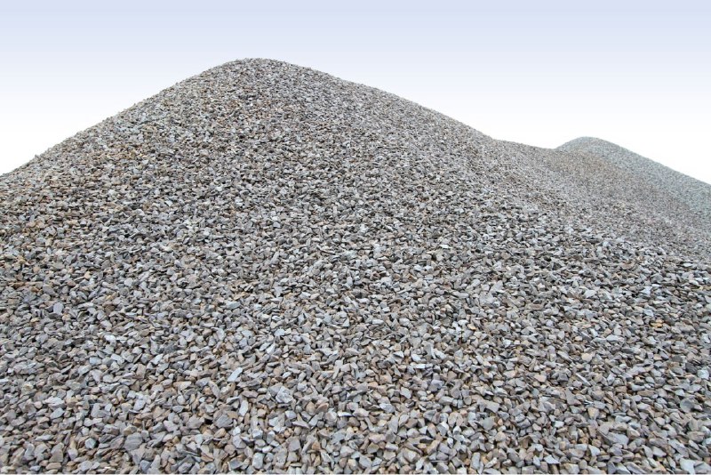 gravel concrete