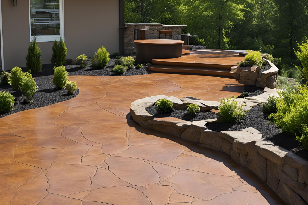 What’s the Difference Between Stamped and Stained Concrete?