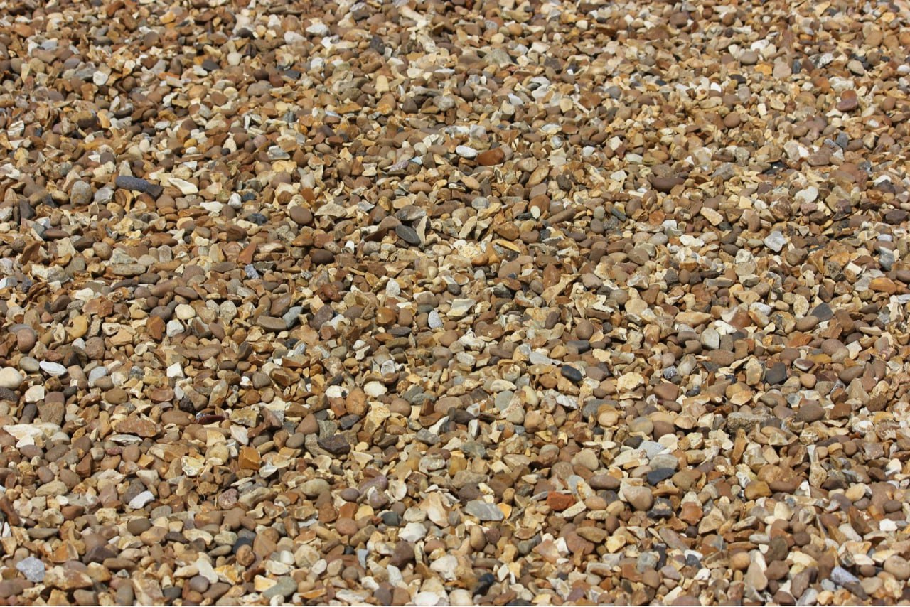 gravel concrete