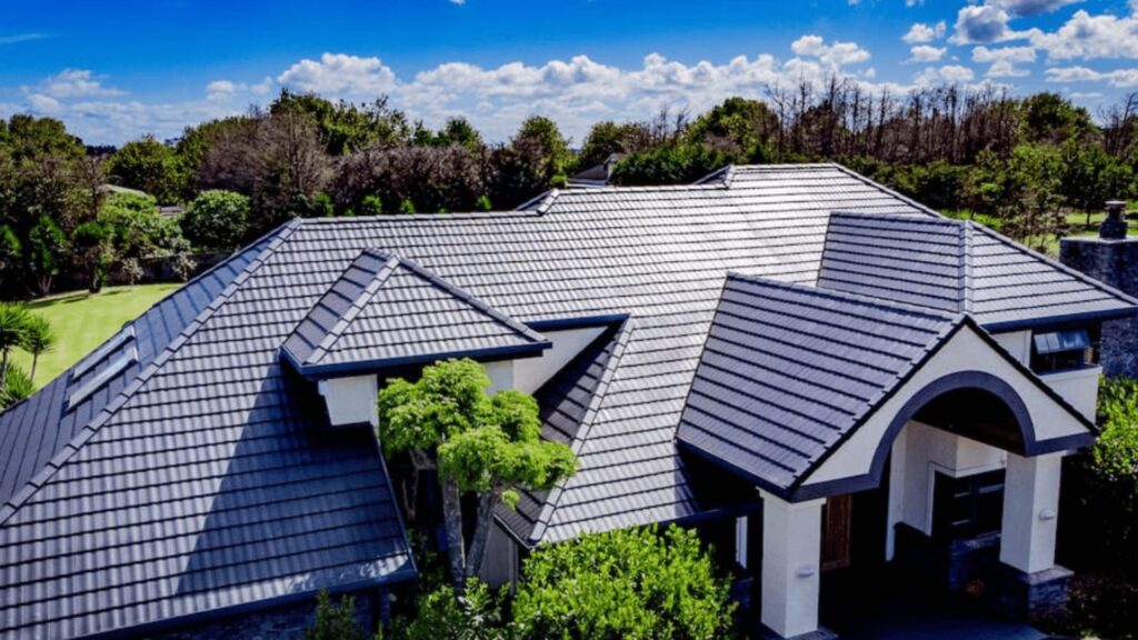 painting a roof