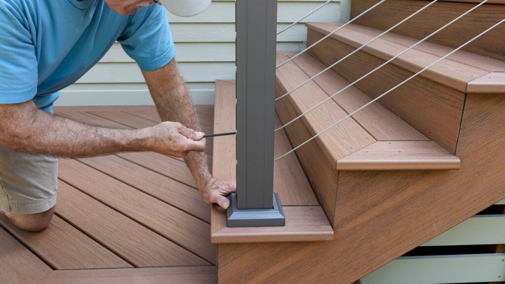 build a steps for deck