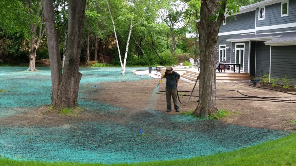 Residential Lawn Hydroseeding