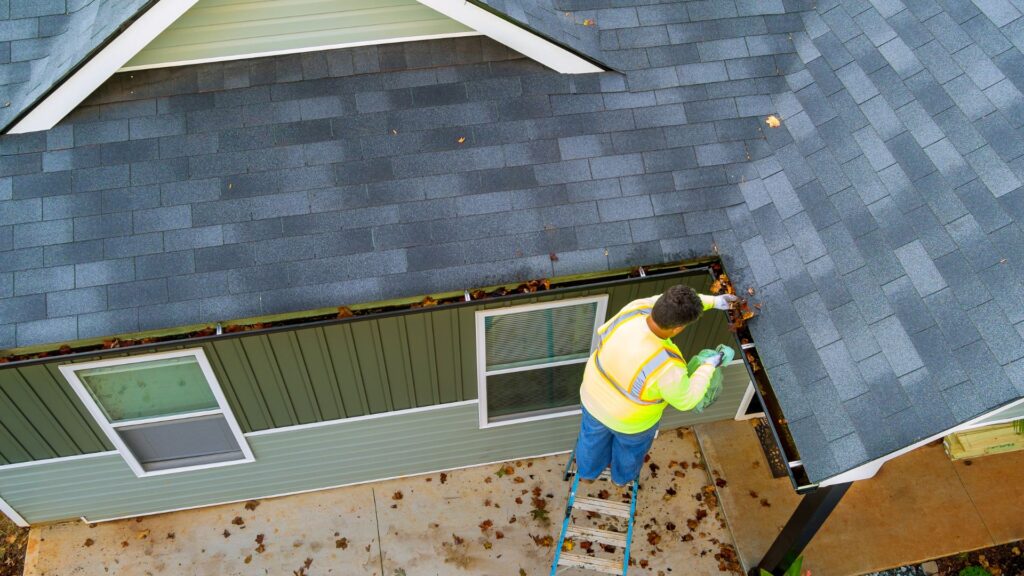 how to clean hard to reach gutters