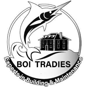 Boi trades logo white