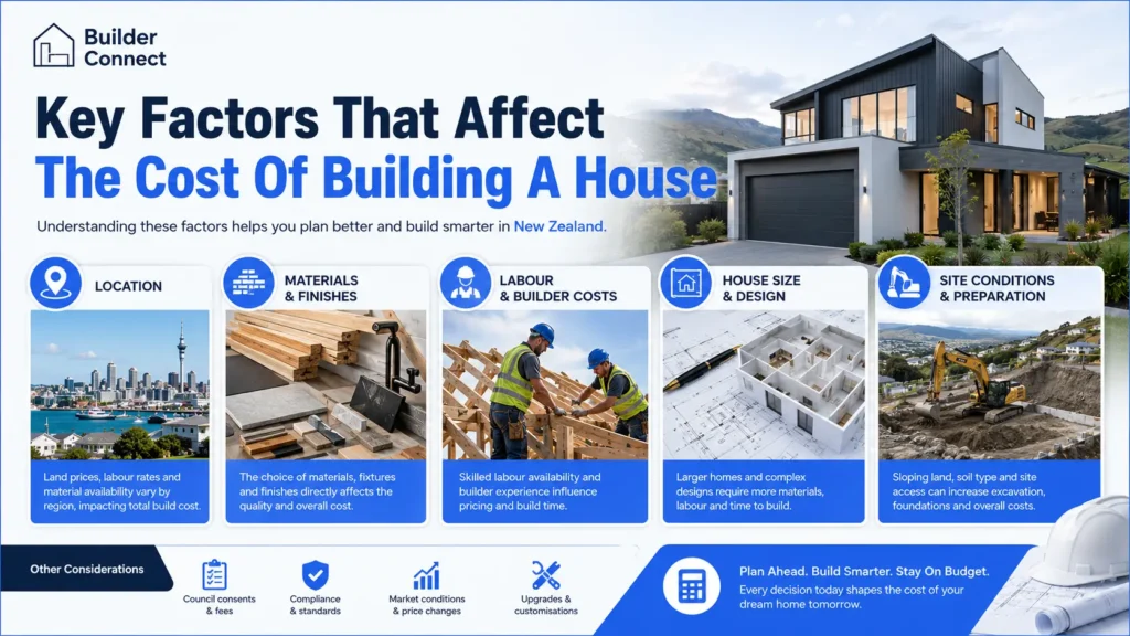 Key factors affecting the cost of building a house in New Zealand