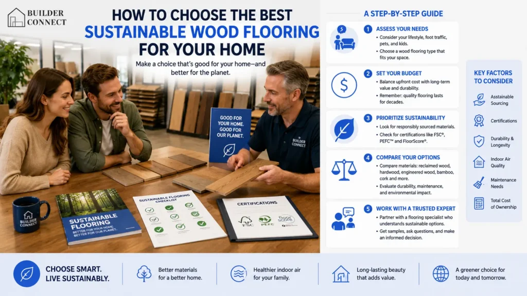 Choosing the best sustainable wood flooring based on lifestyle and budget