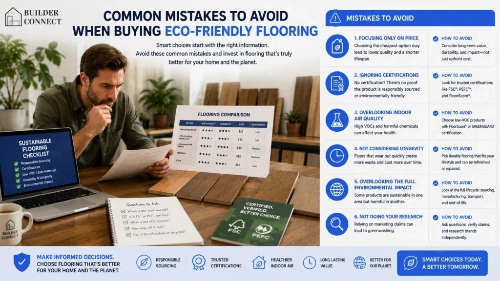 Common mistakes to avoid when buying eco-friendly wood flooring