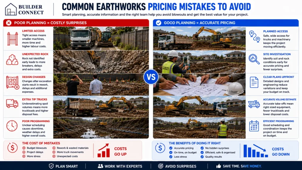 Common mistakes that increase residential earthworks costs in Auckland.