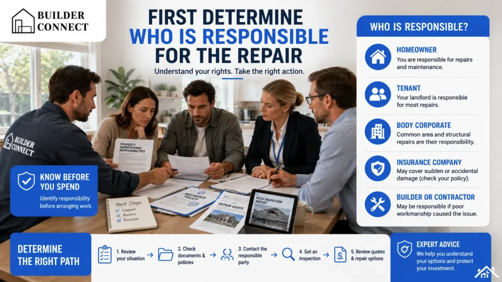Determining responsibility for roof repairs in New Zealand.