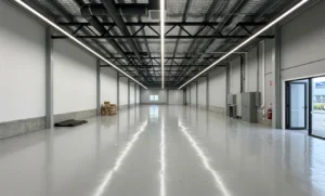JKB Floor Levelling professional floor levelling services creating a smooth and even commercial floor surface in New Zealand.
