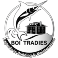 Boi trades logo white Boi trades logo white